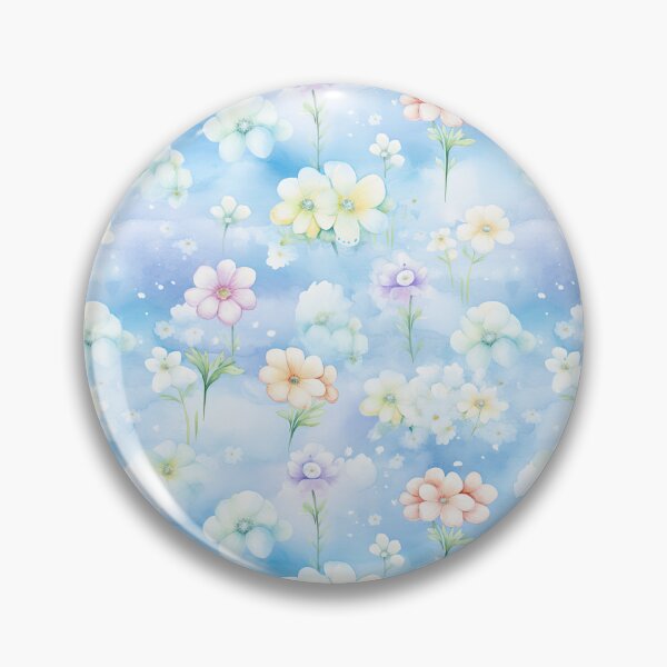 Item preview, Pastel Watercolor Flower Pattern designed and sold by DancingBuddha.