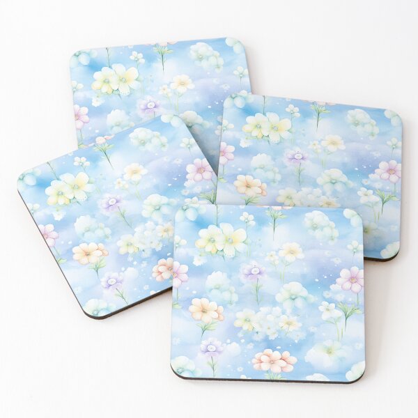 Item preview, Pastel Watercolor Flower Pattern designed and sold by DancingBuddha.