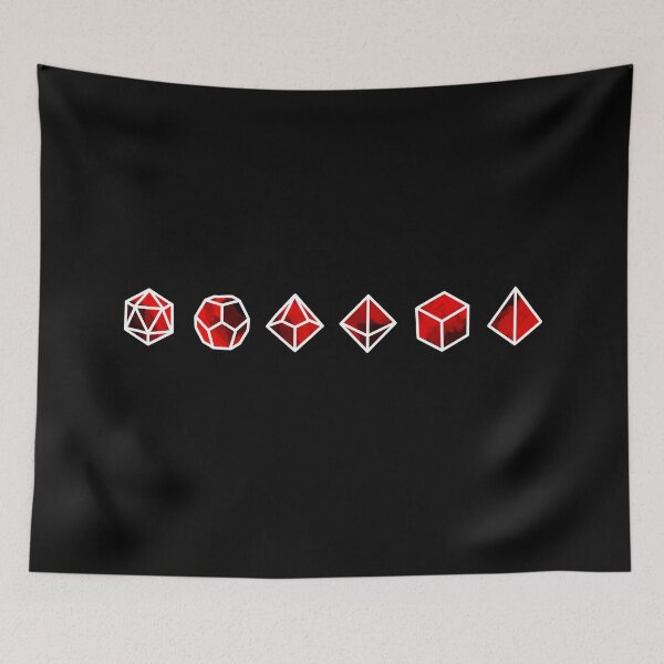 Item preview, Dungeons and dragons dice red smoke (Fire Damage) designed and sold by LucAndLil.