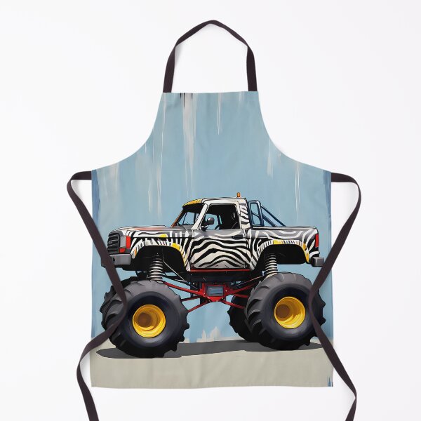 Item preview, Expressionism Car Monster Truck - Unique Abstract Automotive Art designed and sold by Kittyzens.