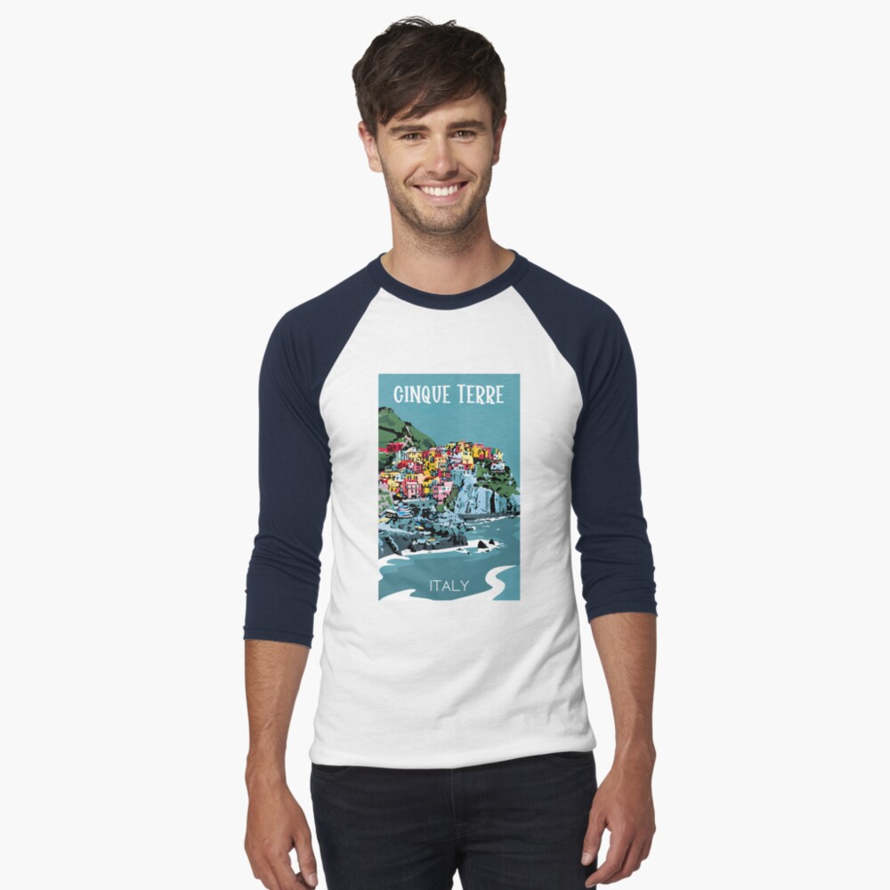 Item preview, Baseball ¾ Sleeve T-Shirt designed and sold by GoodOldVintage.