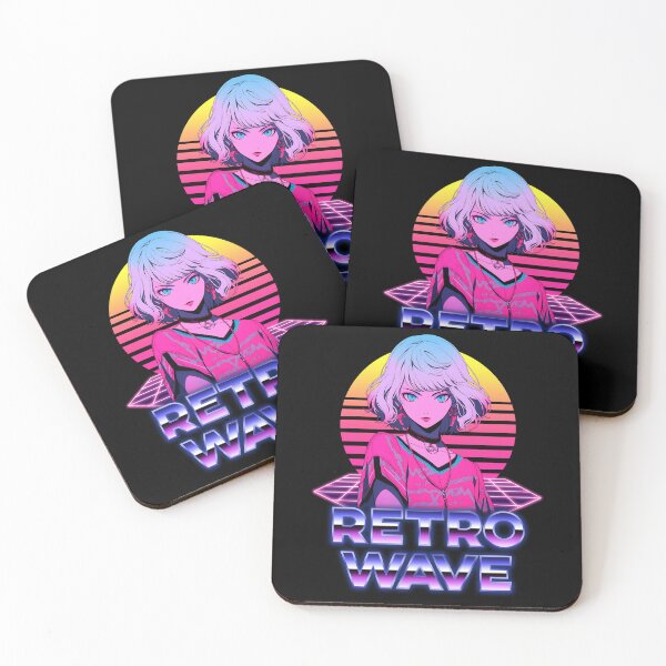 Item preview, Retro Wave 80s Anime Girl – Anime Shirt designed and sold by KAIGAME Art.