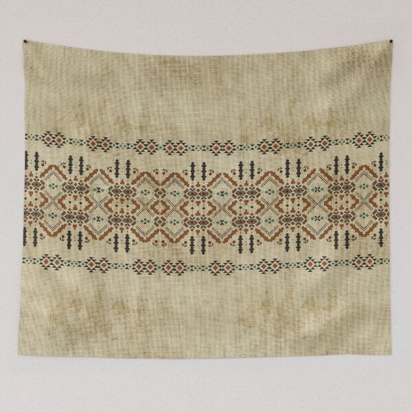 Item preview, Mini Tribal Grunge Textile designed and sold by Sheila Wenzel Ganny.