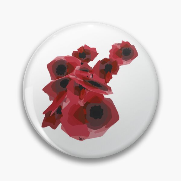 Item preview, poppies (white background) designed and sold by MentaLee.