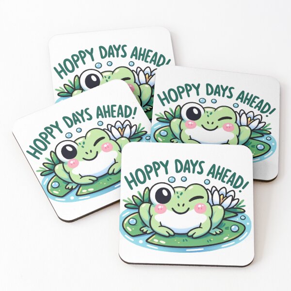 Item preview, Hoppy days ahead, frog  designed and sold by Shrimp-Shirts.