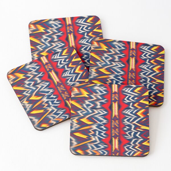 Item preview, Aztec War Eagle Feather Pattern designed and sold by Paw's Arts.