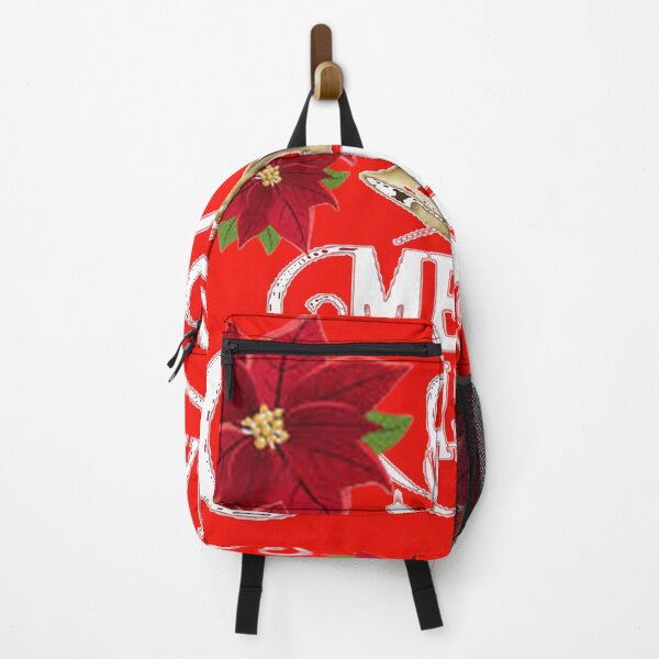 Item preview, MERRY CHRISMAS HOLIDAY WISHES RED FLORAL ART designed and sold by sharlesart.