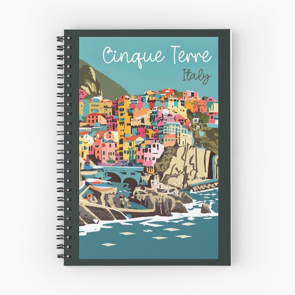 Item preview, A Vintage Travel Art of Cinque Terre - Italy  designed and sold by GoodOldVintage.