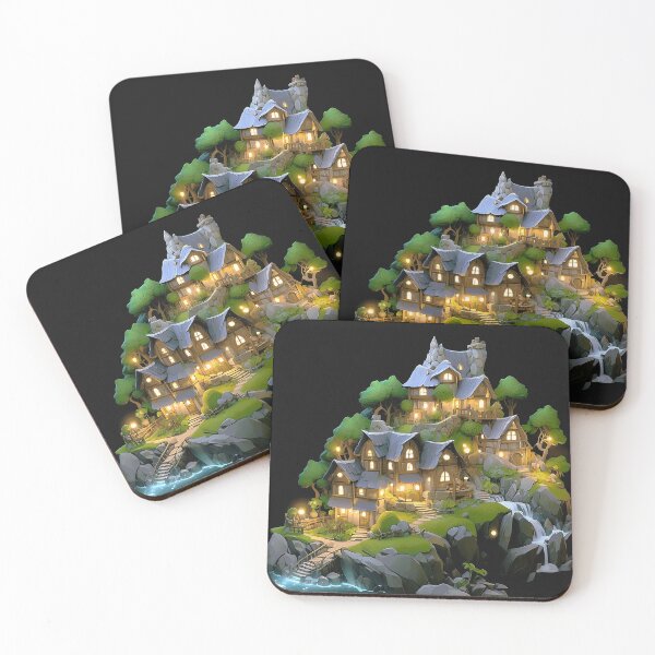 Item preview, Town lights designed and sold by ArtfullMinds.