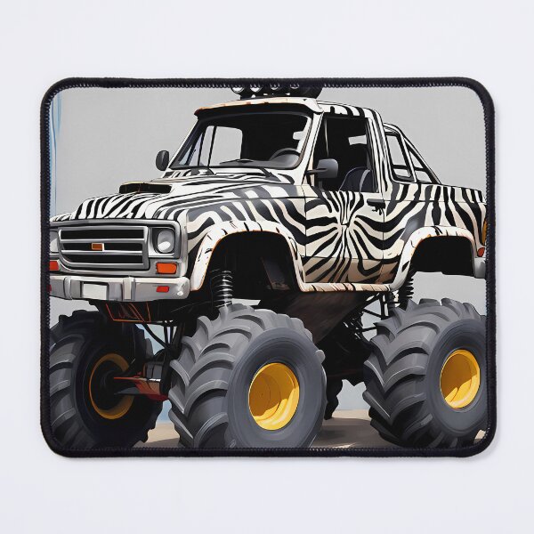 Item preview, Expressionism Car Monster Truck - Unique Abstract Automotive Art designed and sold by Kittyzens.