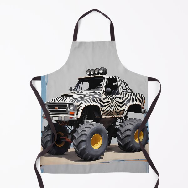 Item preview, Expressionism Car Monster Truck - Unique Abstract Automotive Art designed and sold by Kittyzens.