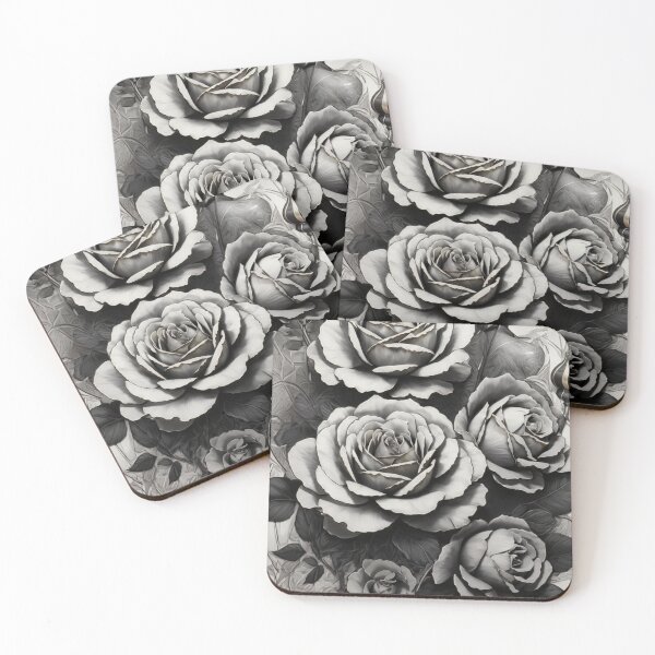 Item preview, Black & gray roses designed and sold by Canala77.
