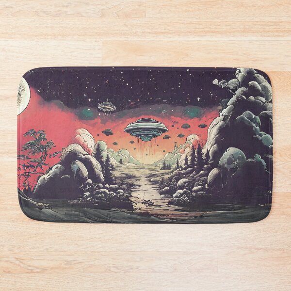 Item preview, UFO Contact, Alien Visitors designed and sold by letsgetinspired.