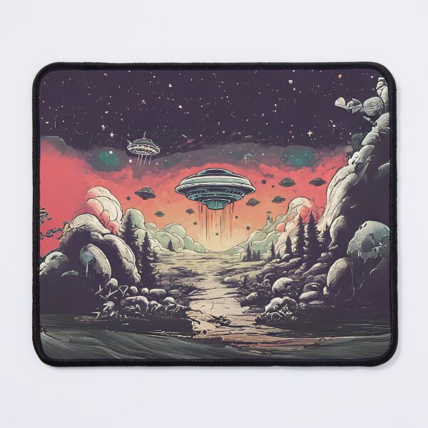 Item preview, UFO Contact, Alien Visitors designed and sold by letsgetinspired.