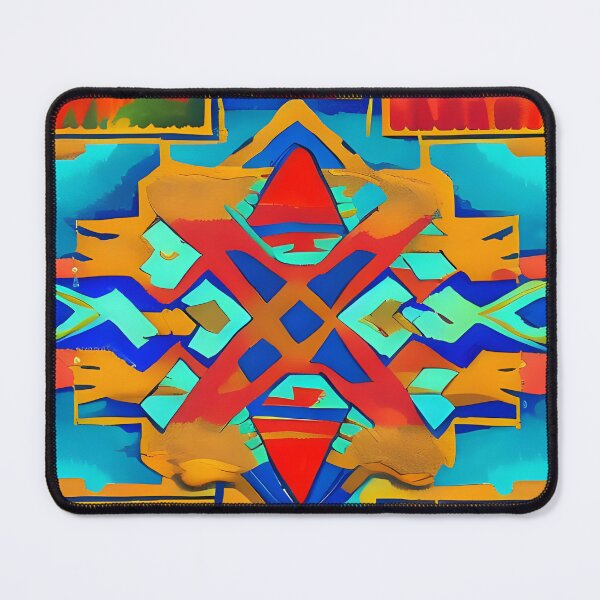 Item preview, Cross Canoes Aztec Indian Pattern designed and sold by Paw's Arts.