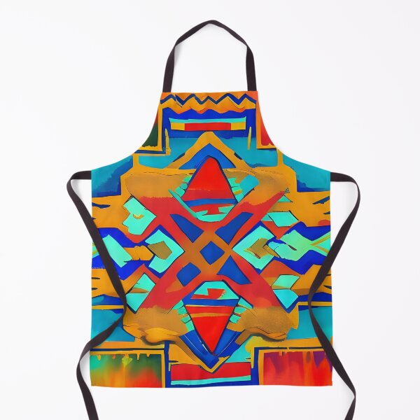 Item preview, Cross Canoes Aztec Indian Pattern designed and sold by Paw's Arts.