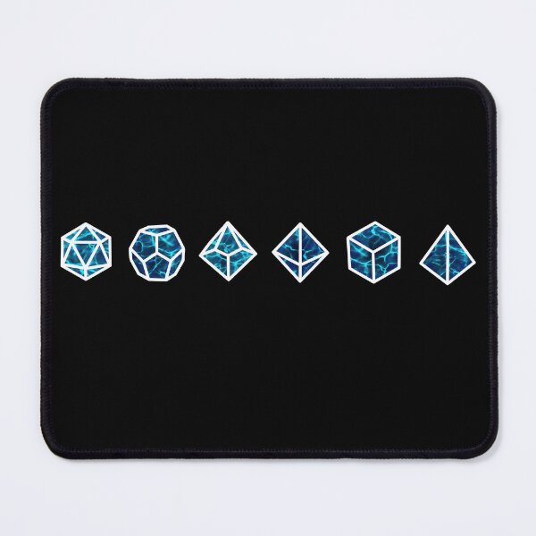 Item preview, Dungeons and dragons dice water designed and sold by LucAndLil.
