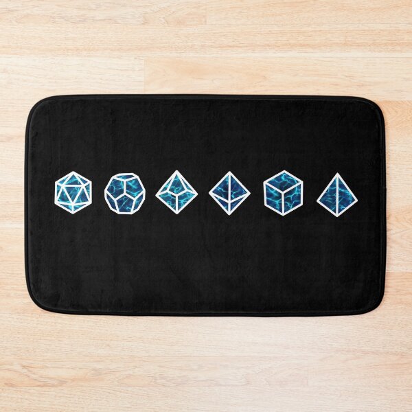 Item preview, Dungeons and dragons dice water designed and sold by LucAndLil.