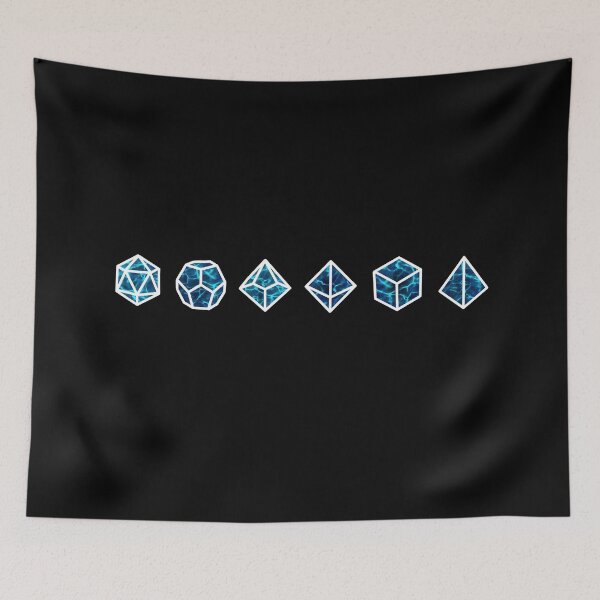 Item preview, Dungeons and dragons dice water designed and sold by LucAndLil.