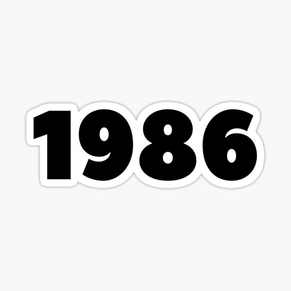Artikel-Vorschau von 1986 Geburtstag 1986 Geburtstag Shirt 1986 1986 32 Jahre Original Vintage 1986 geboren, designt und verkauft von TeesByDesign.