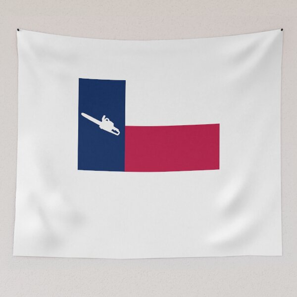 Item preview, Chainsaw Lone Star Flag Texas USA Retro Mod roundel designed and sold by ModSupporters.