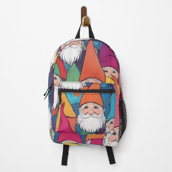 Item preview, Colorful gnome pattern designed and sold by minxandme.