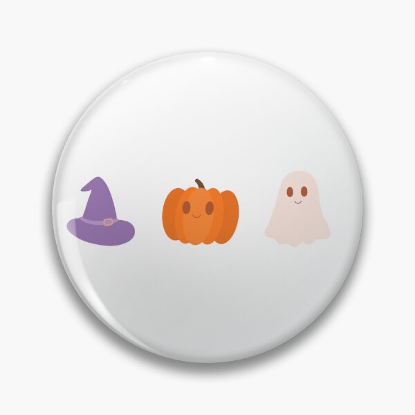 Item preview, 3 Halloween figures set (ghost, witch hat, pumpkin) designed and sold by loulou-artifex.