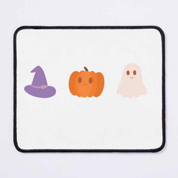 Item preview, 3 Halloween figures set (ghost, witch hat, pumpkin) designed and sold by loulou-artifex.