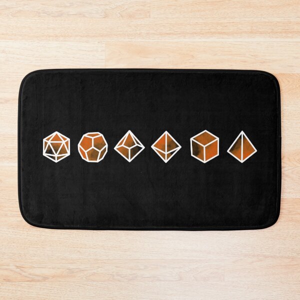 Item preview, Dungeons and dragons dice rust designed and sold by LucAndLil.