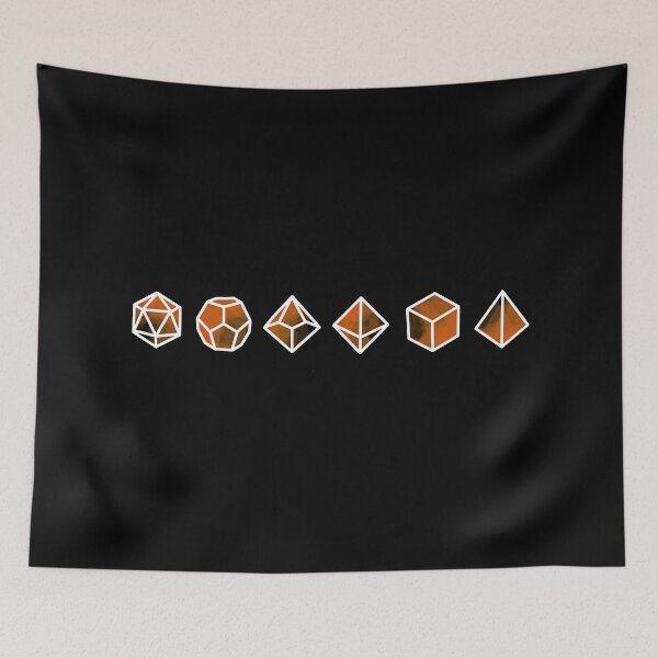 Item preview, Dungeons and dragons dice rust designed and sold by LucAndLil.