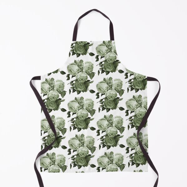 Item preview, EDEN ROSE - HALFTONE (GREEN) designed and sold by Sandra Aguirre.