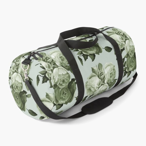 Item preview, EDEN ROSE - HALFTONE (GREEN) designed and sold by Sandra Aguirre.