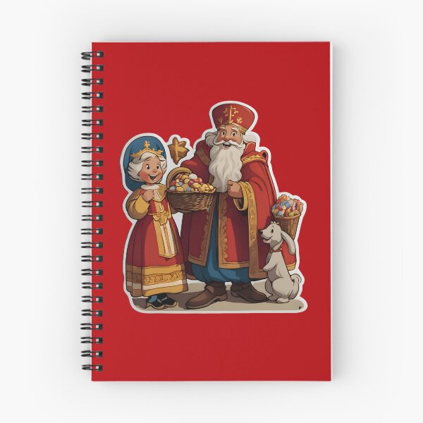 Item preview, Saint-Nicholas with dog designed and sold by AI-Only Creations.