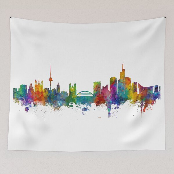 Item preview, Vilnius Lithuania Skyline designed and sold by ArtPrints.
