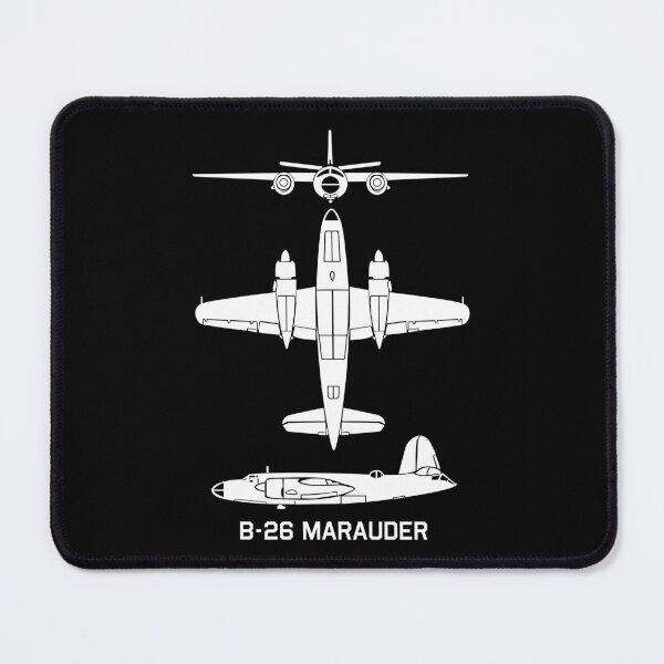 Item preview, B-26 Marauder American WW2 Bomber Plane Cutout Silhouettes Gift designed and sold by MilitaryMart.