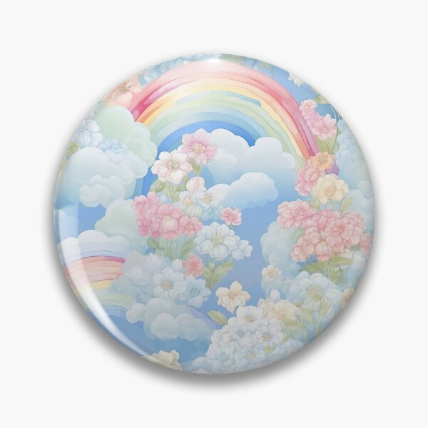 Item preview, Pastel Watercolor Rainbows and Flower Bouquets designed and sold by DancingBuddha.