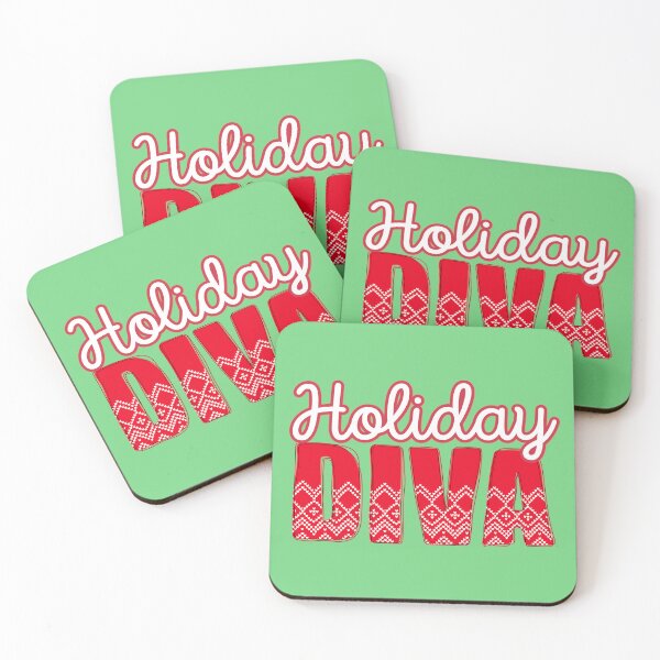 Item preview, Cute Holiday Diva Holiday Humour Festive Quotes designed and sold by Renata Illustrata.