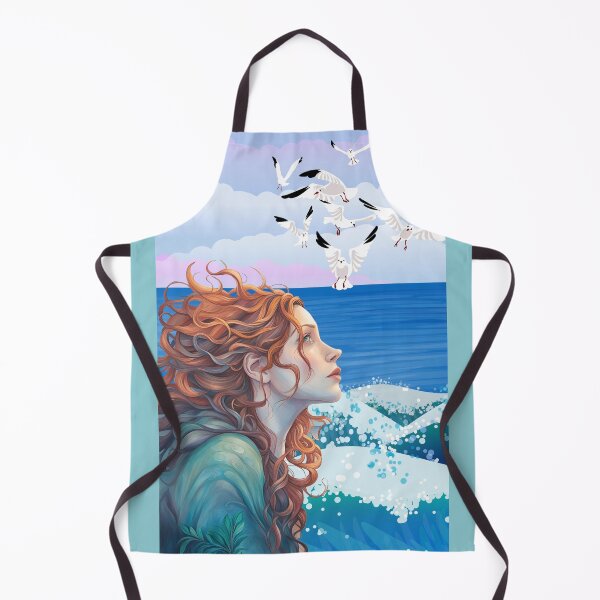Item preview, THE OCEAN CALLS TO HER IT IS HER HAPPY PLACE designed and sold by Tammera.