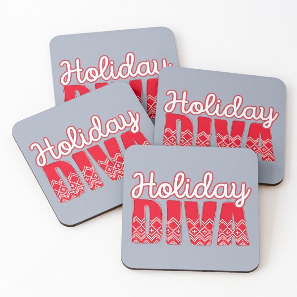 Item preview, Cute Holiday Diva Holiday Humour Festive Quotes designed and sold by Renata Illustrata.