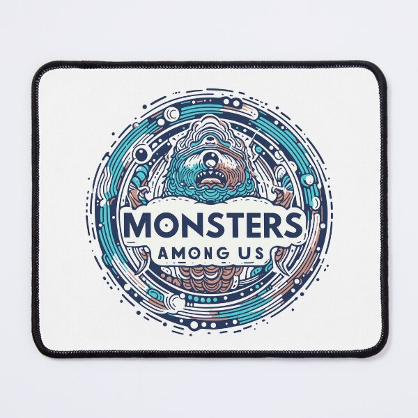 Item preview, Monsters Among Us Podcast - MAU, MERCH, STORE, SHOP, SHIRT, STICKER designed and sold by cloudhiker.