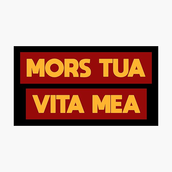 Artikelvorschau, Mors tua vita mea entworfen und verkauft von Cascio311.