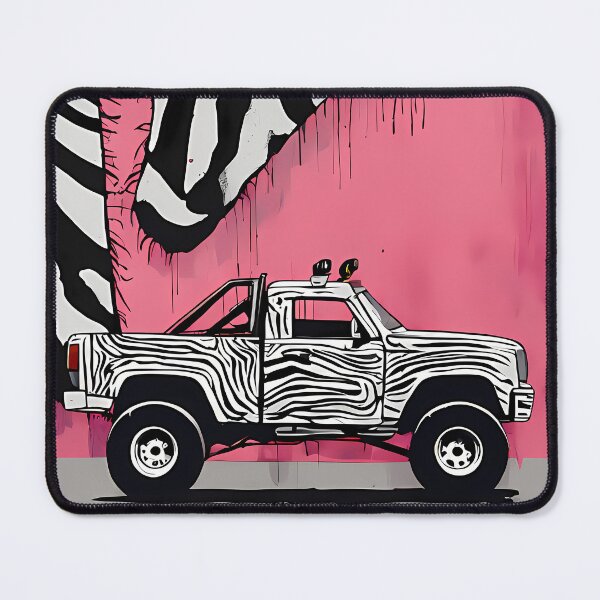 Item preview, Expressionism Car Monster Truck - Unique Abstract Automotive Art designed and sold by Kittyzens.