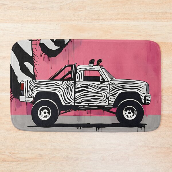 Item preview, Expressionism Car Monster Truck - Unique Abstract Automotive Art designed and sold by Kittyzens.