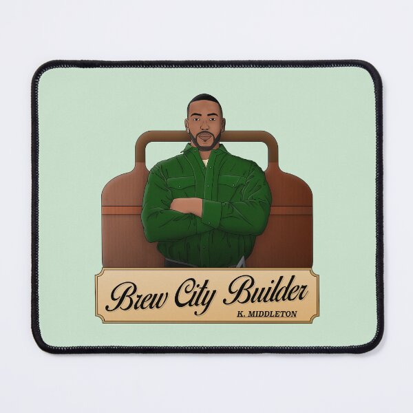 Item preview, Brew City Builder - Khris Middleton - Milwaukee Basketball designed and sold by sportsign.