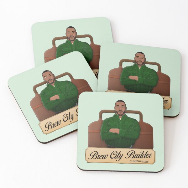 Item preview, Brew City Builder - Khris Middleton - Milwaukee Basketball designed and sold by sportsign.