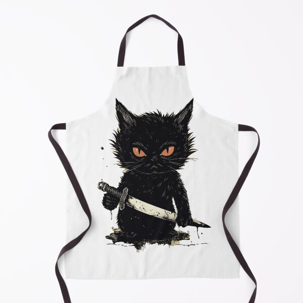 Item preview, Murderous Black Cat designed and sold by websajtovinis.