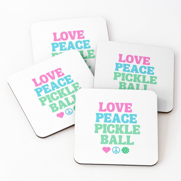 Item preview, Love Peace Pickleball, Gift for Pickleball Lover! designed and sold by poshprintlab.