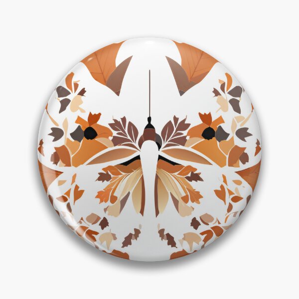 Item preview, Butterfly made of autumn leaves designed and sold by HcnDesigner.