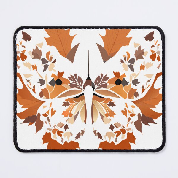 Item preview, Butterfly made of autumn leaves designed and sold by HcnDesigner.