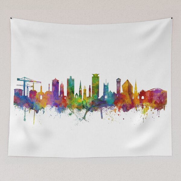 Item preview, Plymouth England Skyline designed and sold by ArtPrints.
